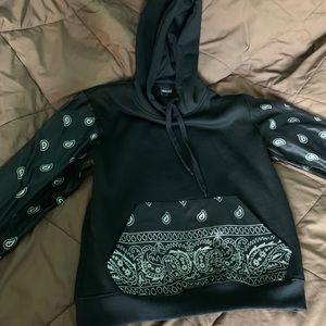mens bandana hoodie
